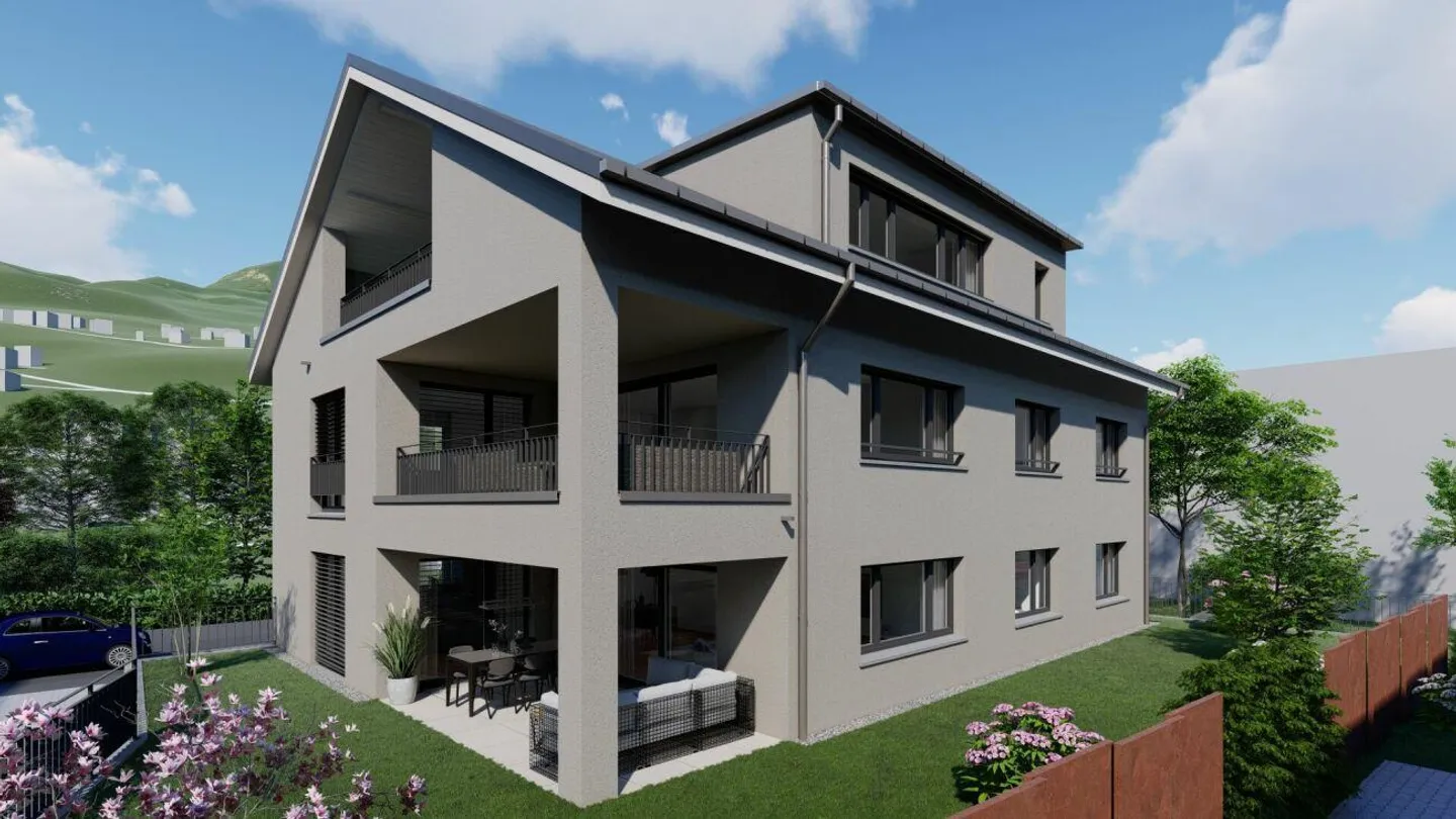 Appartamento 4 1/2 locali al 1° piano a Gams - Foto 1 di 11