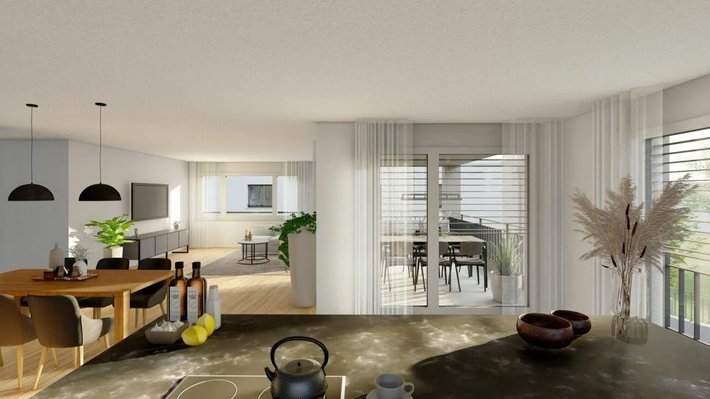 Appartamento 4 1/2 locali al 1° piano a Gams - Foto 5 di 11