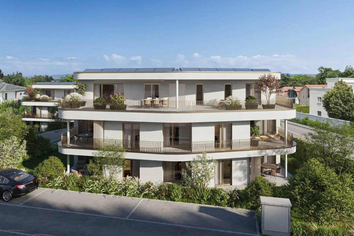 Nouvelle construction Linéa : Appartement de 3,5 pièces au rez-de-chaussée avec grand jardin - Photo 1 sur 5