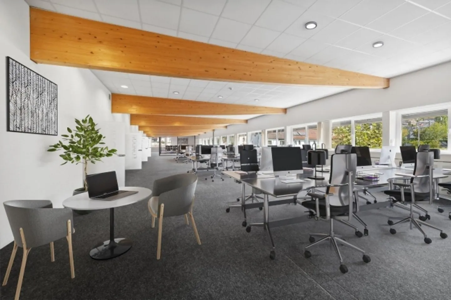 «Helle Büroräumlichkeiten zu vermieten» - Foto 1 von 10