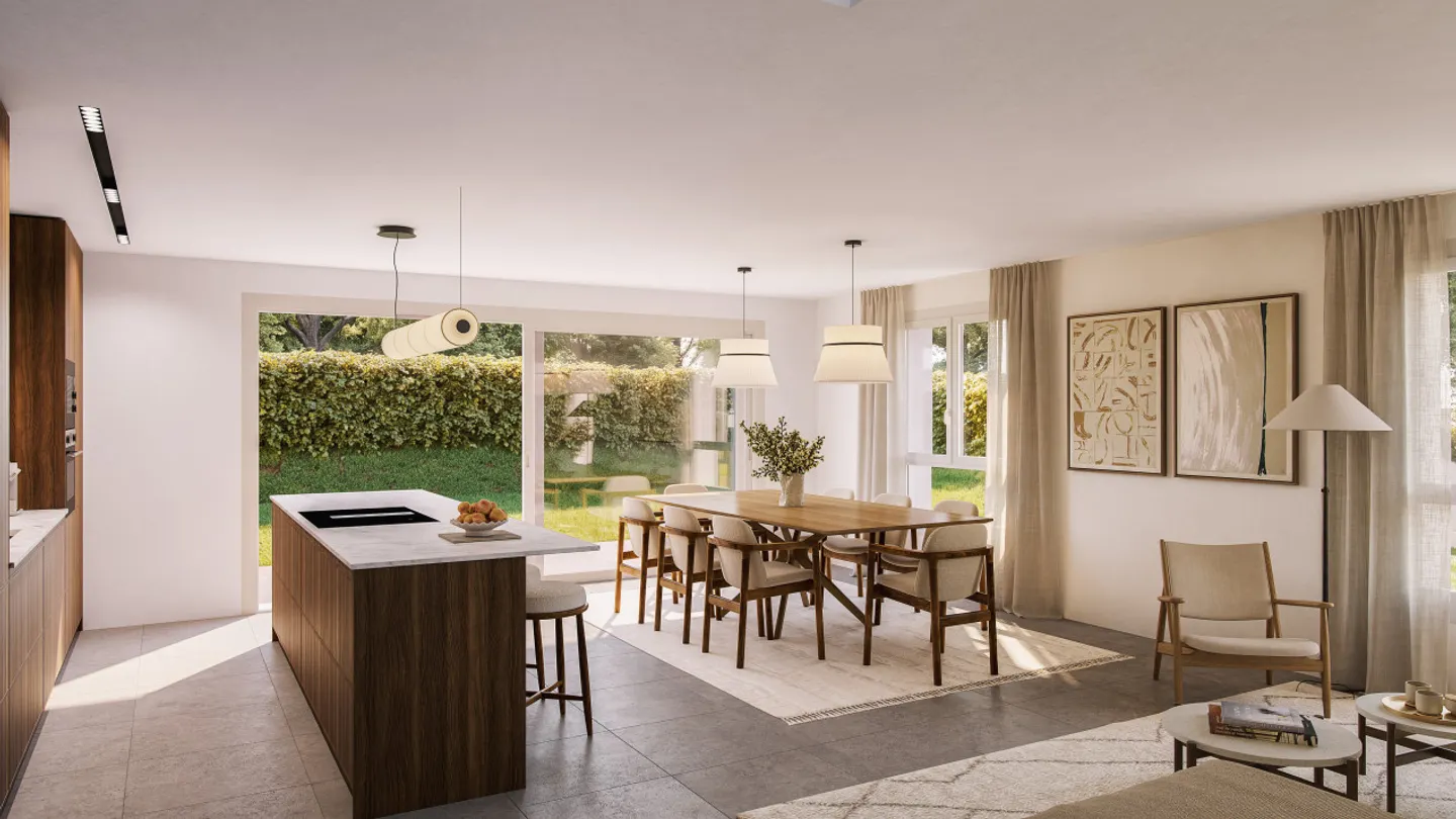 DOPPELHAUSHÄLFTEN IN VILLARLOD - Los 1 - CHF 945'000.- - Foto 1 von 20