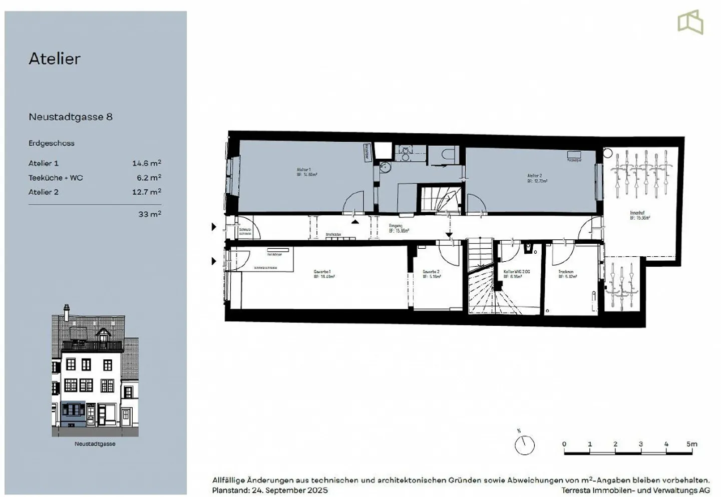 Atelier polyvalent dans un emplacement populaire de la vieille ville - Photo 5 sur 6