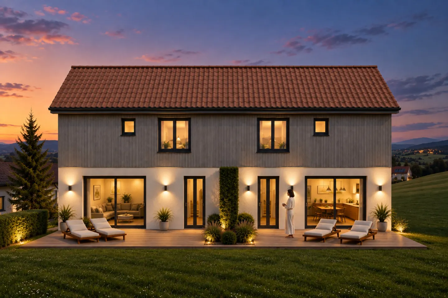 DOPPELHAUSHÄLFTEN IN VILLARLOD - Los 1 - CHF 945'000.- - Foto 8 von 20