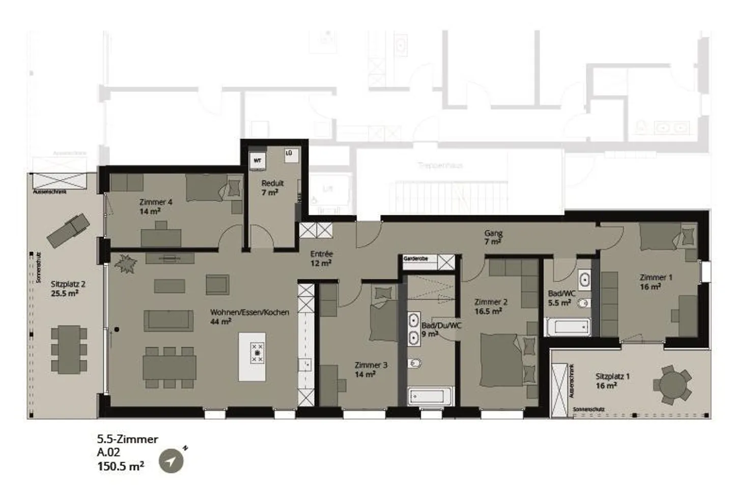 Commercial space with potential in the development "schmitterpark.ch" - Photo 8 of 8