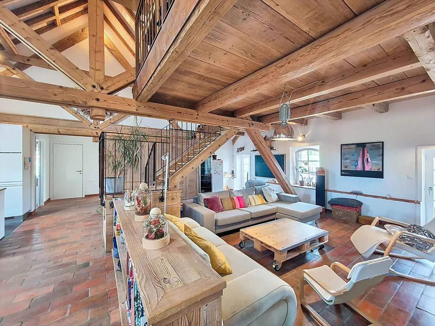 Triplex with 5.5 rooms in the attic near Romont - Photo 4 of 13