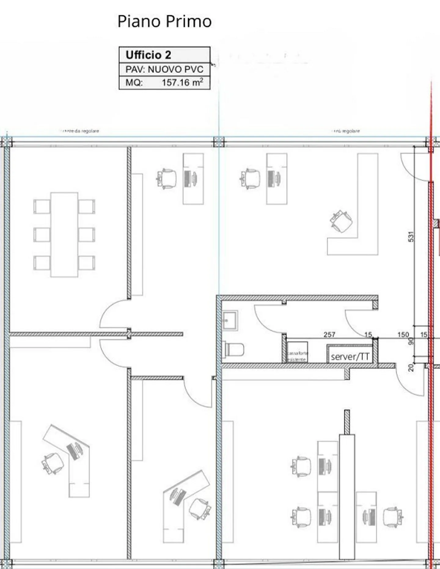 Büro mit 5 Räumen zur Miete in Roveredo (GR) - Foto 6 von 6