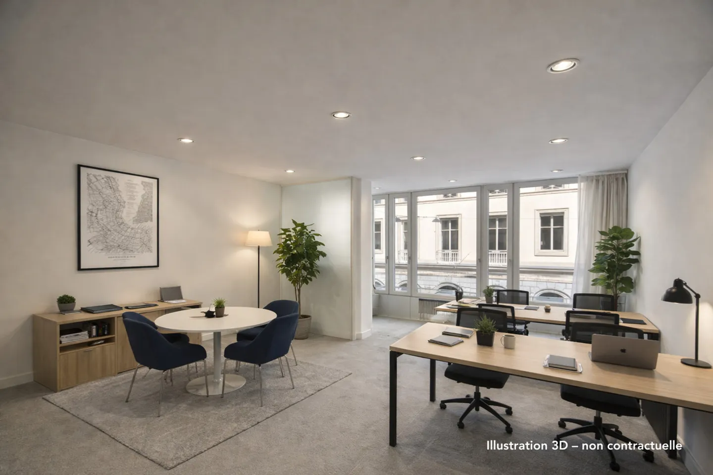 Büros mit ca. 150 m² im Herzen von Genf - Foto 2 von 4