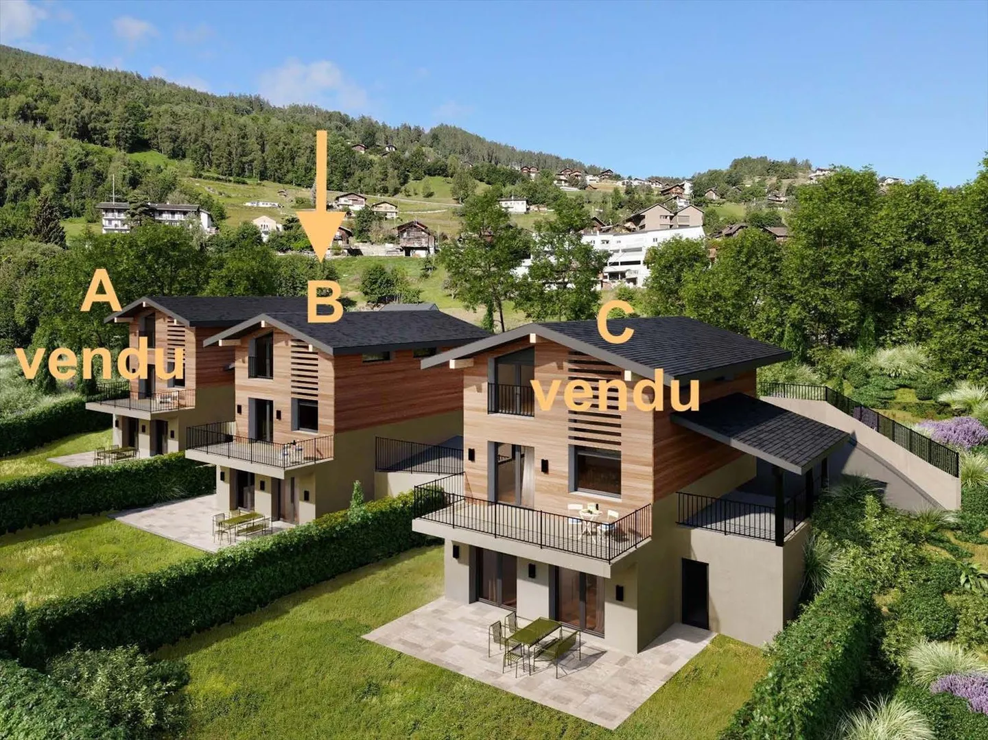 Chalet à vendre - Photo 2 sur 13