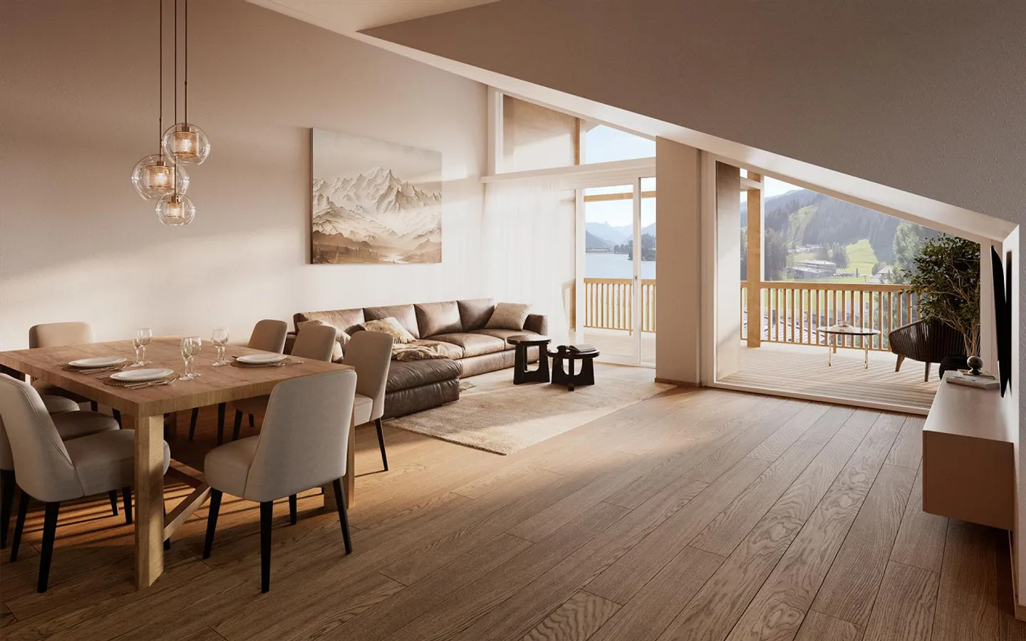 Appartamento esclusivo di 3,5 locali con vista sulle montagne e sul lago (seconda casa) - Foto 1 di 7