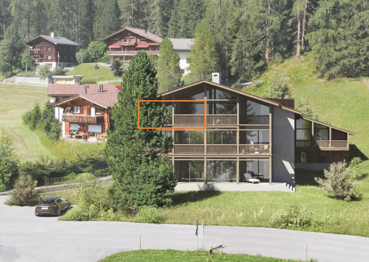 Appartamento esclusivo di 3,5 locali con vista sulle montagne e sul lago (seconda casa) - Foto 5 di 7