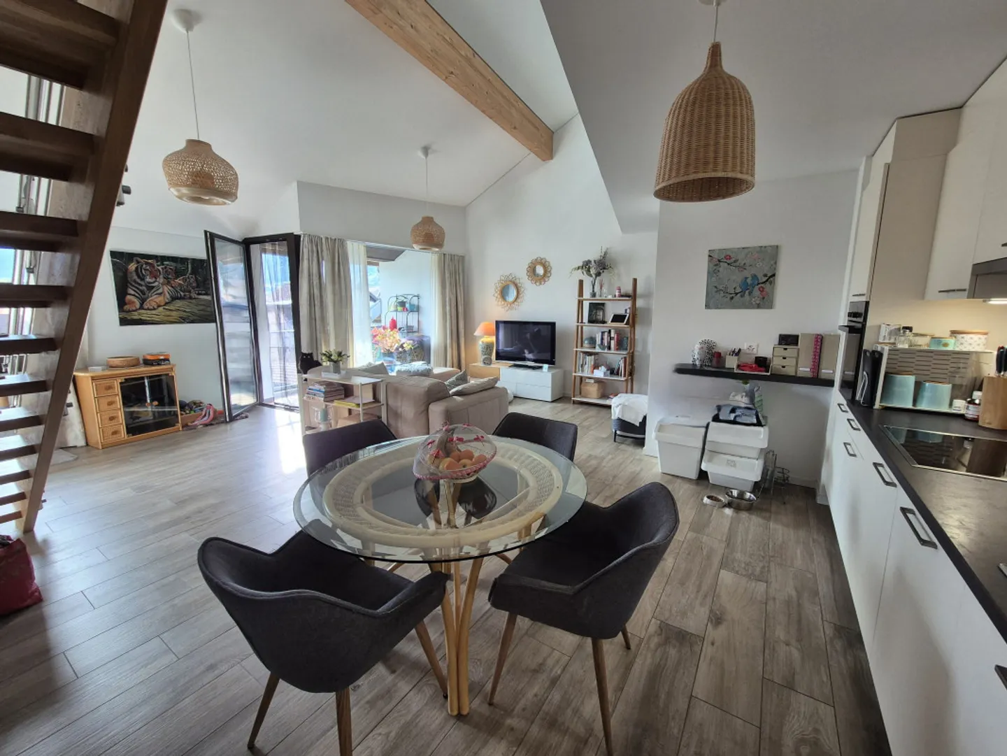 Helles Dachgeschoß-Duplex mit 4,5 Zimmern 112m2 in Chessel - Foto 4 von 13