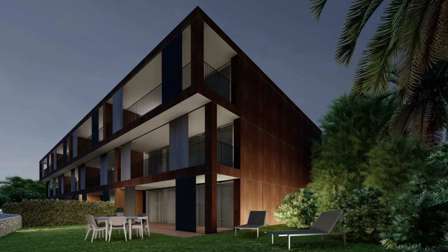 Villa a schiera moderna con giardino privato a Brione s/Minusio - Foto 10 di 11