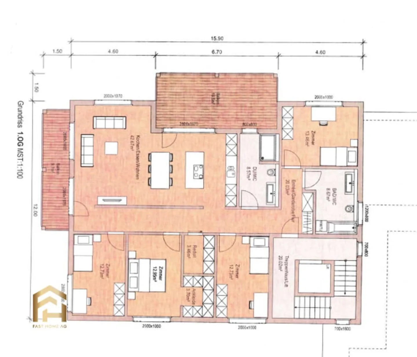 Nuovo progetto di costruzione: Appartamento da sogno di 5,5 stanze in vendita - Foto 9 di 9