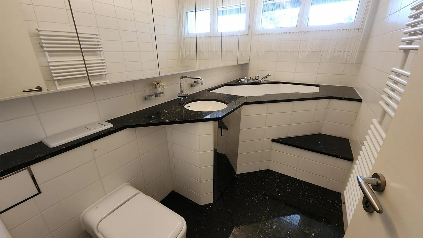 Modernes 6.5-Zimmer-Einfamilienhaus mit Pool in Binningen - Foto 4 von 10