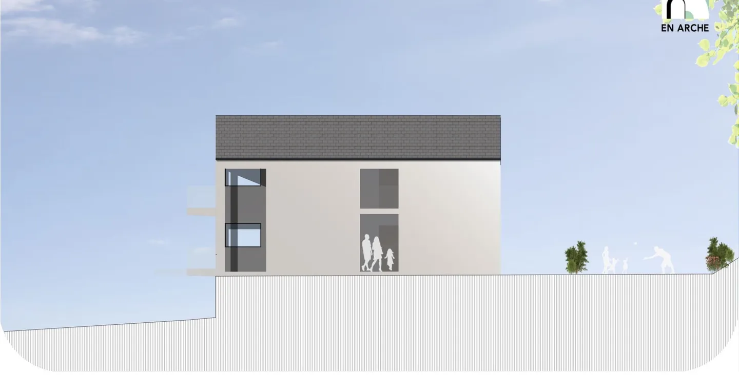 B - The Coteaux de l'Arche - Attic 4.5 rooms in a building of 2 apartments - Photo 8 of 13