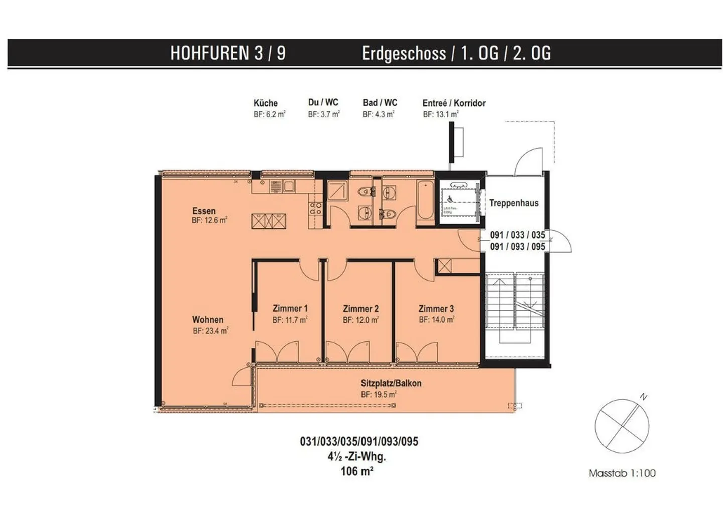 Modernes Apartment in Uster - Foto 7 von 8