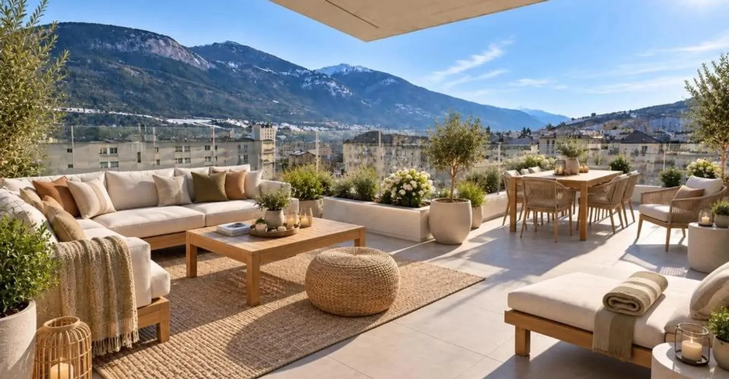 Attico di 3.5 locali - Sierre - Foto 3 di 8