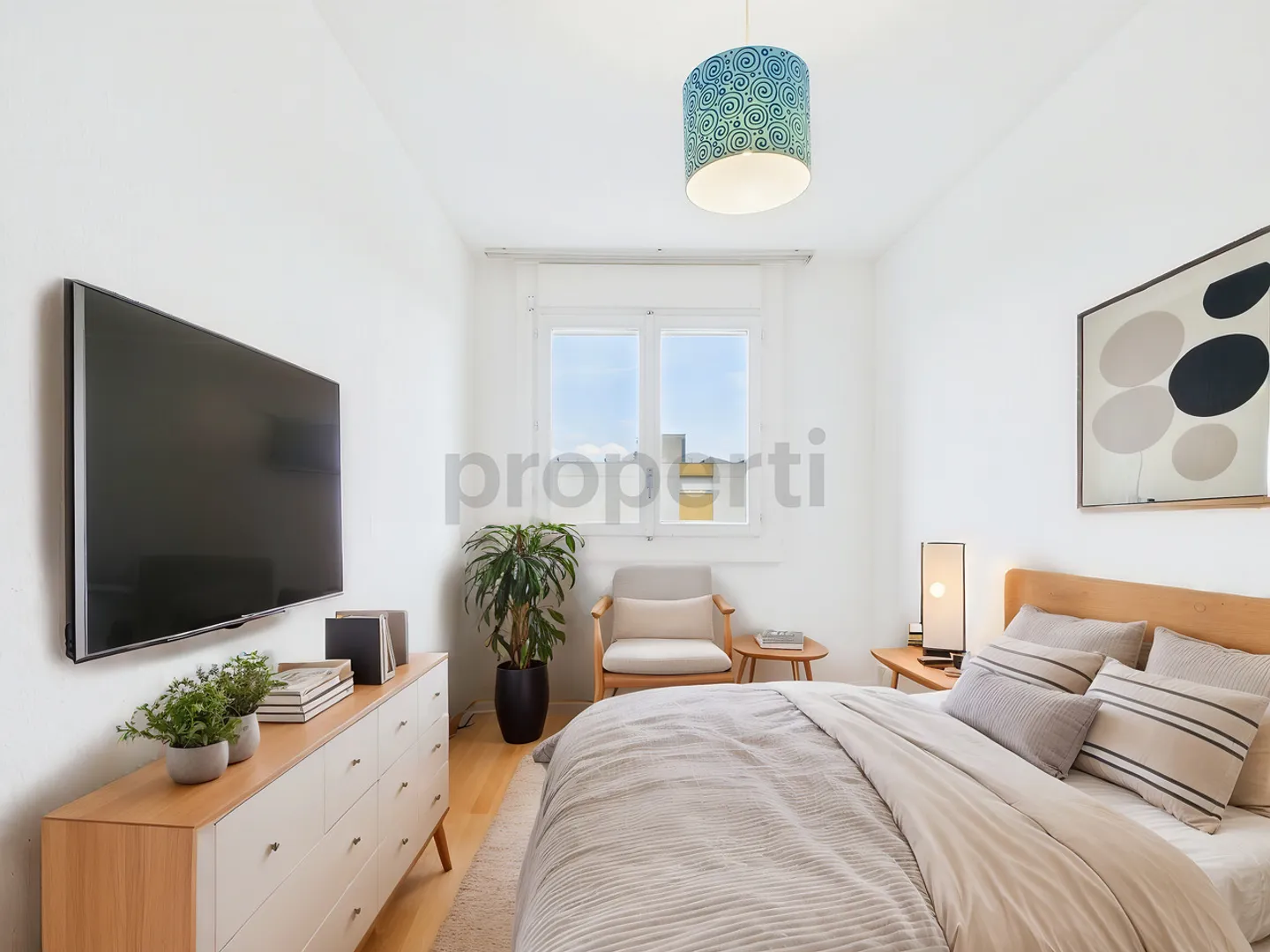Geräumige Wohnung mit 4 Schlafzimmern in Meyrin mit Panoramablick in der 7. Etage - Foto 5 von 12