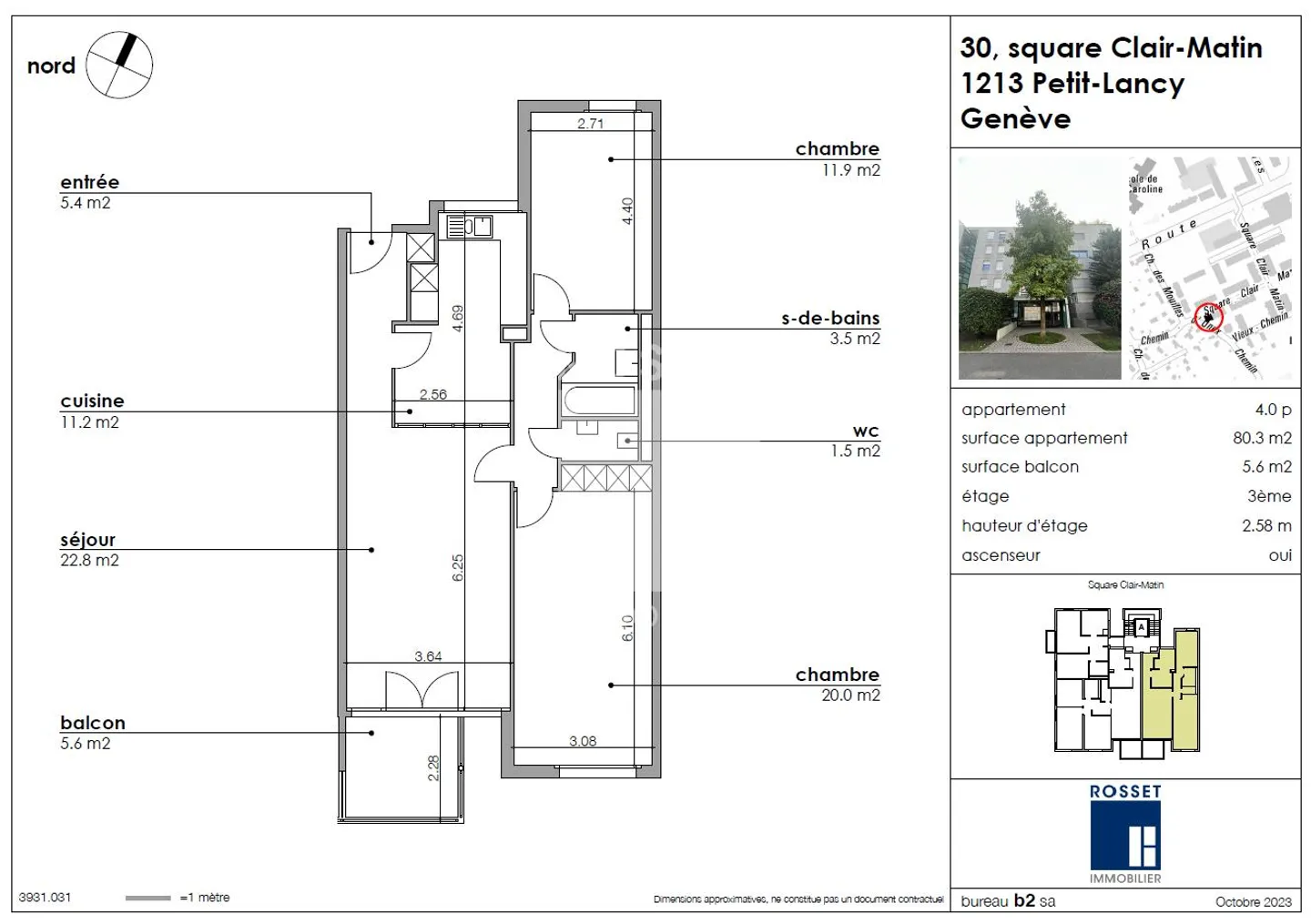 4-room apartment - Photo 3 of 3