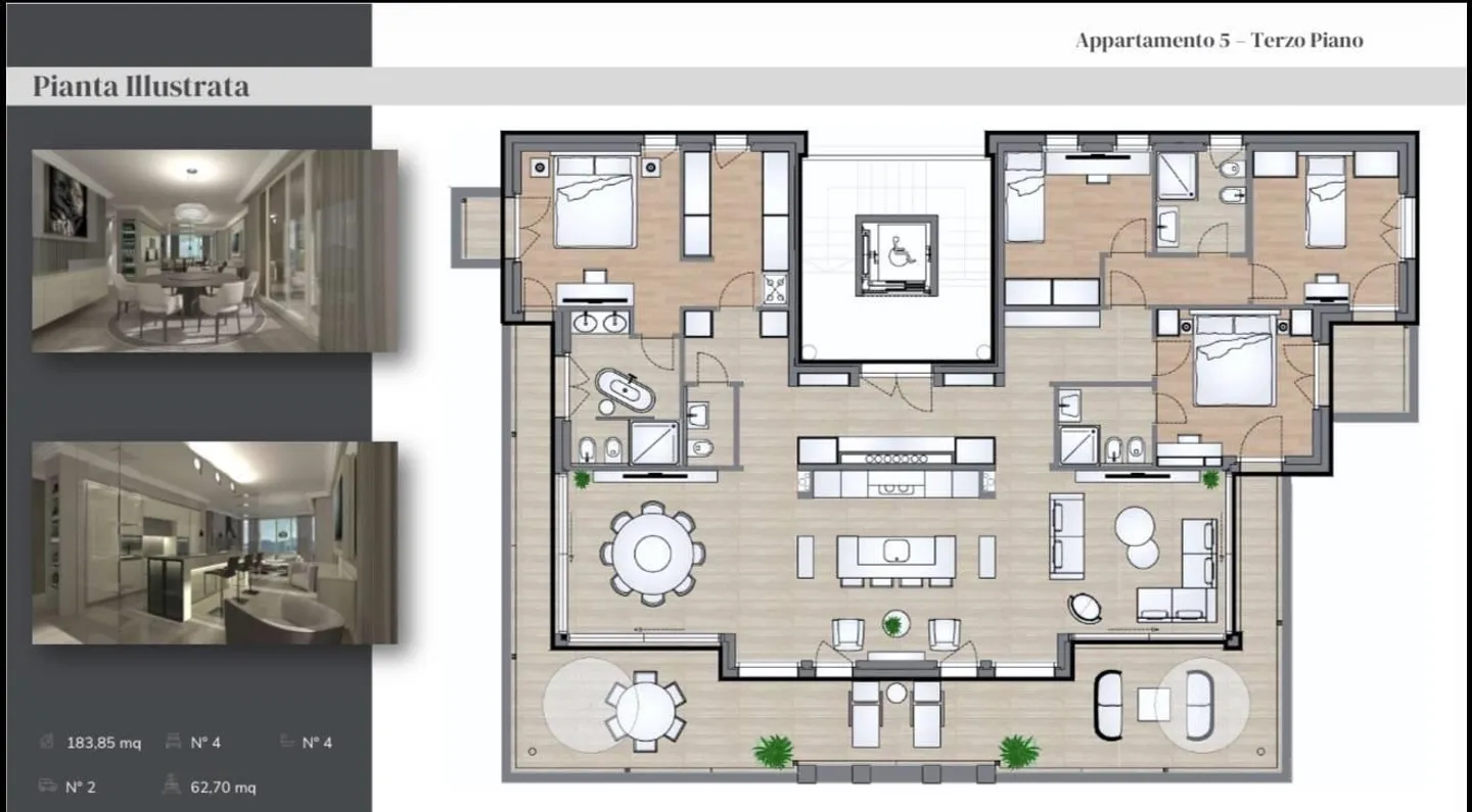 Appartamento di lusso con vista lago - Foto 12 di 13