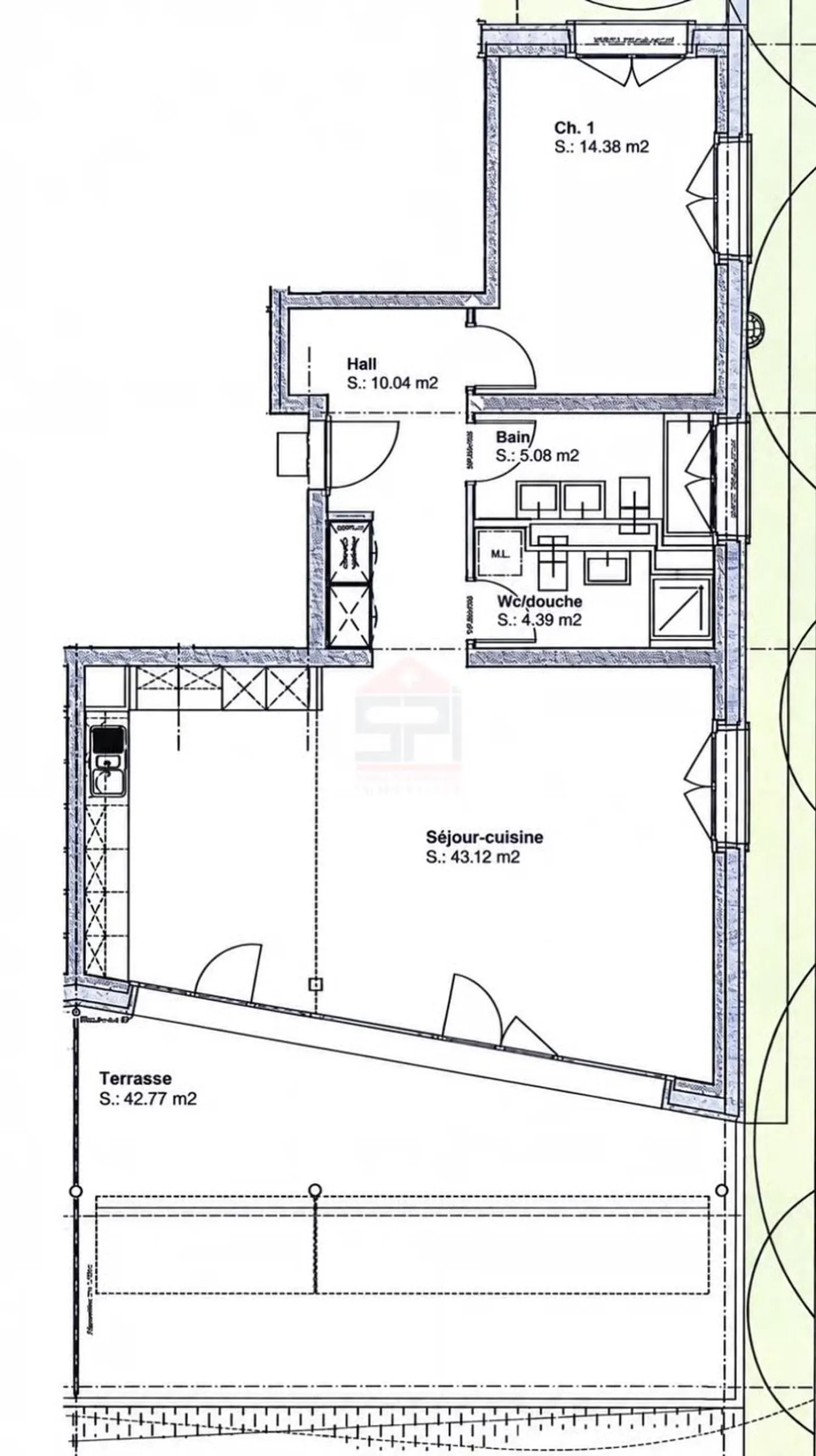Satigny - 3-room apartment of 96 m² PPE with large terrace - Photo 8 of 8