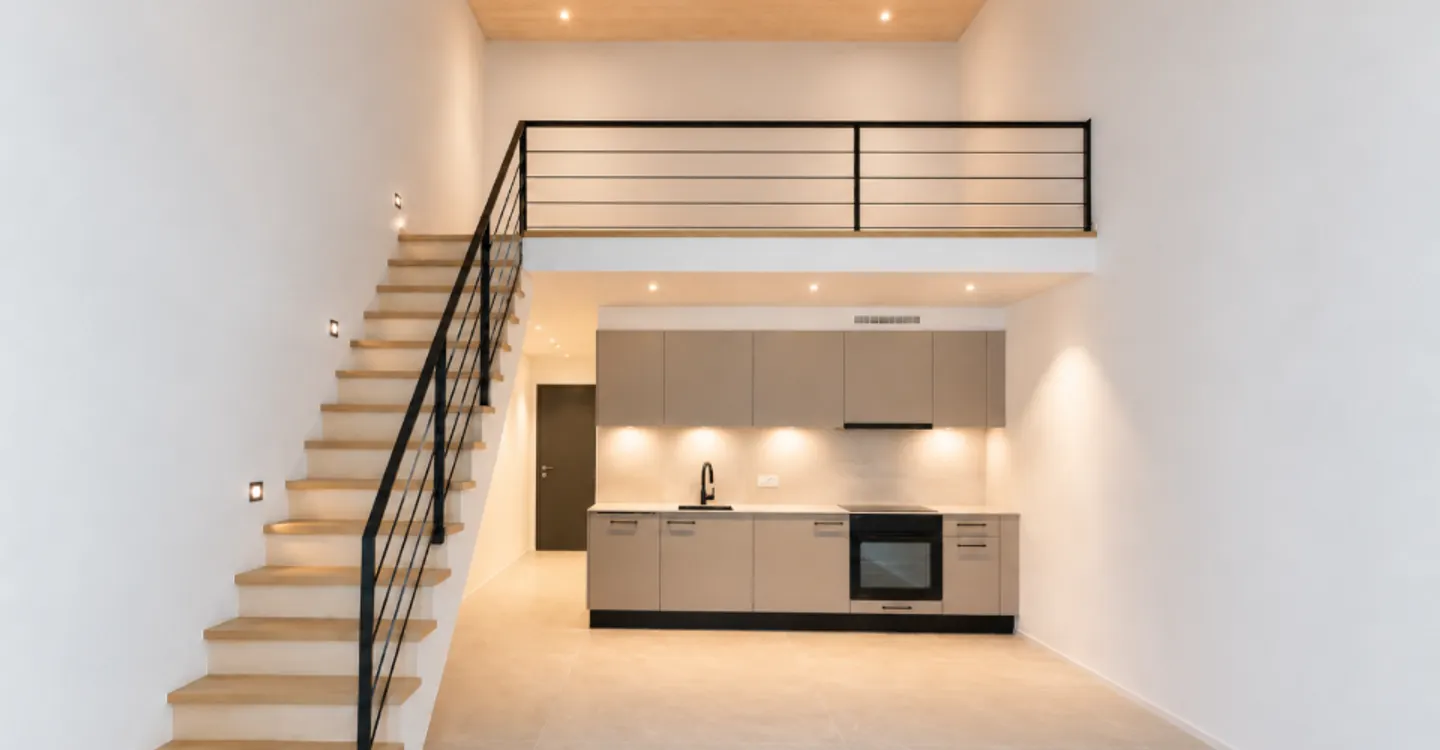 Studio neuf avec mezzanine - Photo 1 sur 7