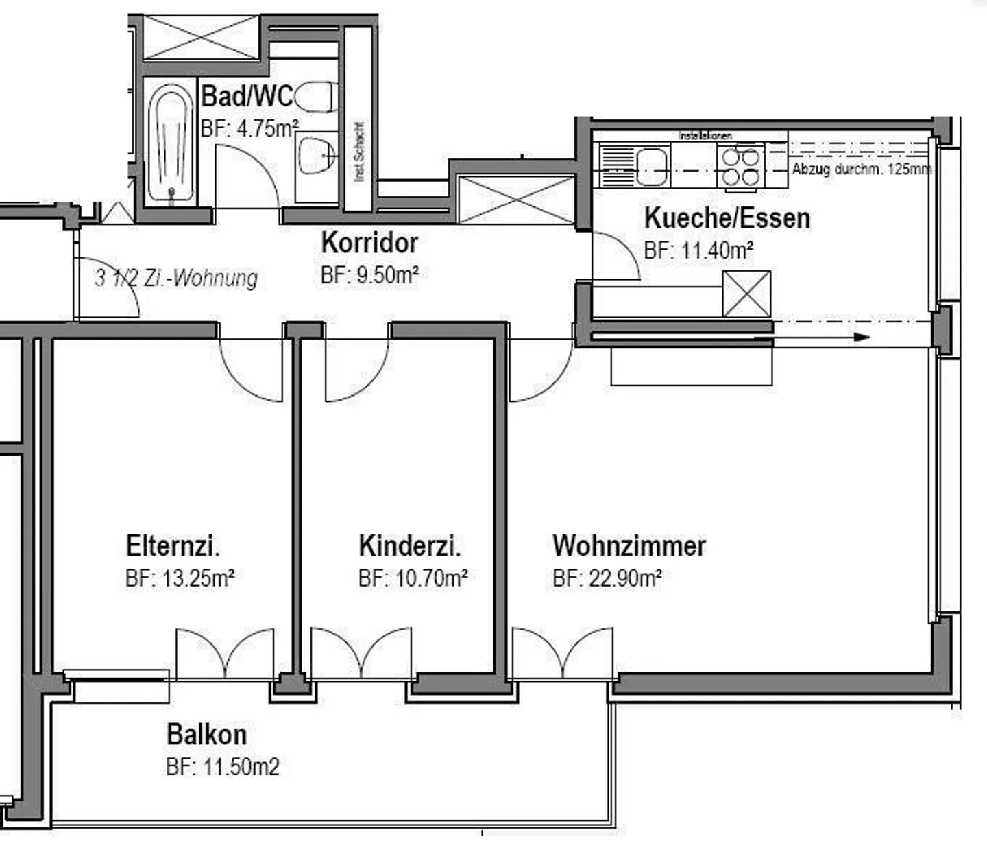 Charmant appartement 3.5 pièces - Photo 5 sur 7