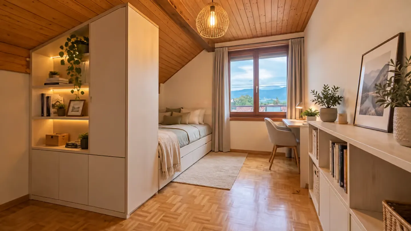 Bernex | Immobilienensemble aus zwei unabhängigen Villen auf einem Grundstück von + 1'00 - Foto 6 von 13
