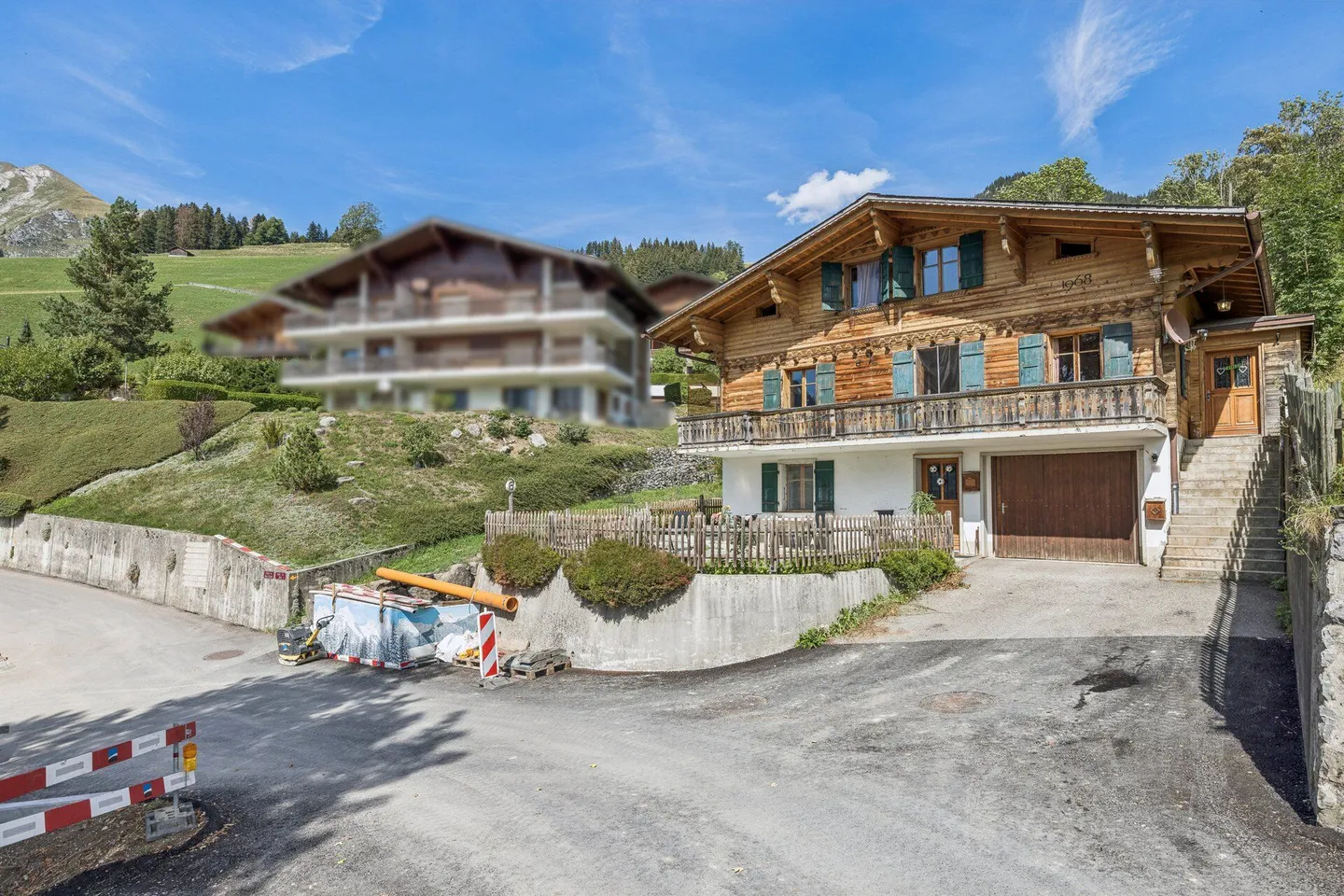 Grand chalet de 7 pièces avec appartement et vue magnifique à Château-d'Oex VD - Photo 16 sur 16