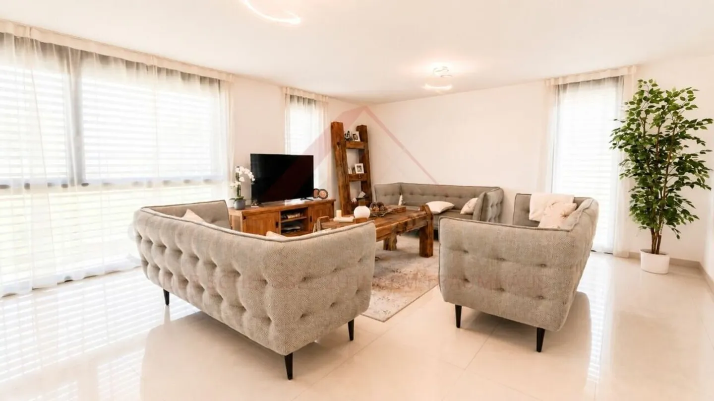 Paradis familial à Studen - Appartement de 4,5 pièces avec 2 balcons et plus de 158 m² de surface habitable - Photo 3 sur 20