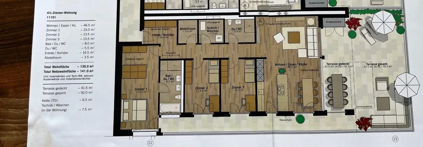 Traumhafte Terrassenwohnung in Zuzwil - Foto 21 von 22