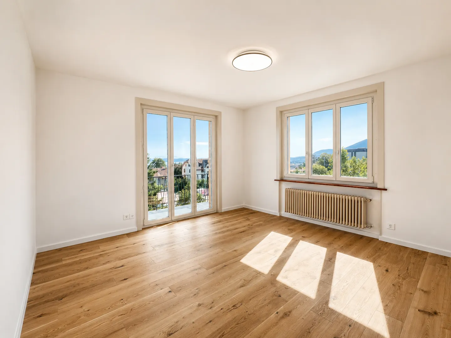 Wohnung mit renovierter Ausstattung und herrlichem Blick auf den See und die Alpen - Photo 1 sur 8