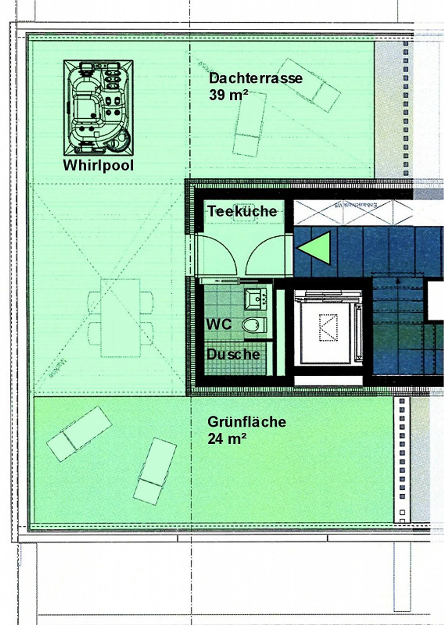 Moderne 3-Zimmerwohnung im Gundeli inkl. Dachterrasse mit Whirlpool - Foto 16 von 17