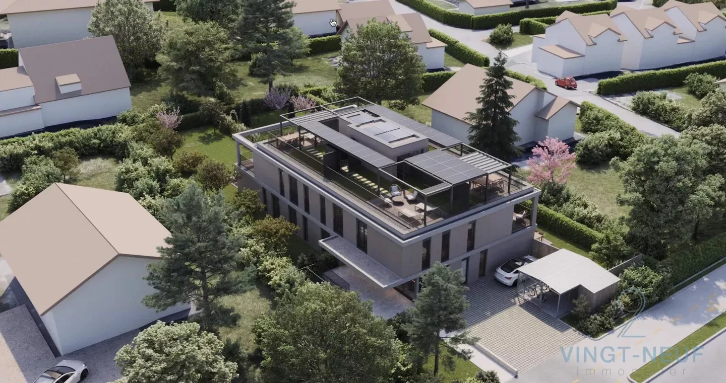 Vessy - Appartamento di 3 stanze con giardino e terrazza sul tetto - Foto 4 di 11