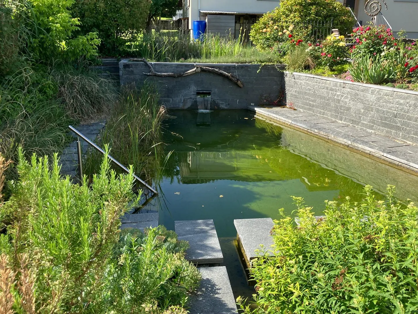Maison individuelle rénovée de 5,5 pièces avec piscine et étang naturel - Photo 13 sur 18