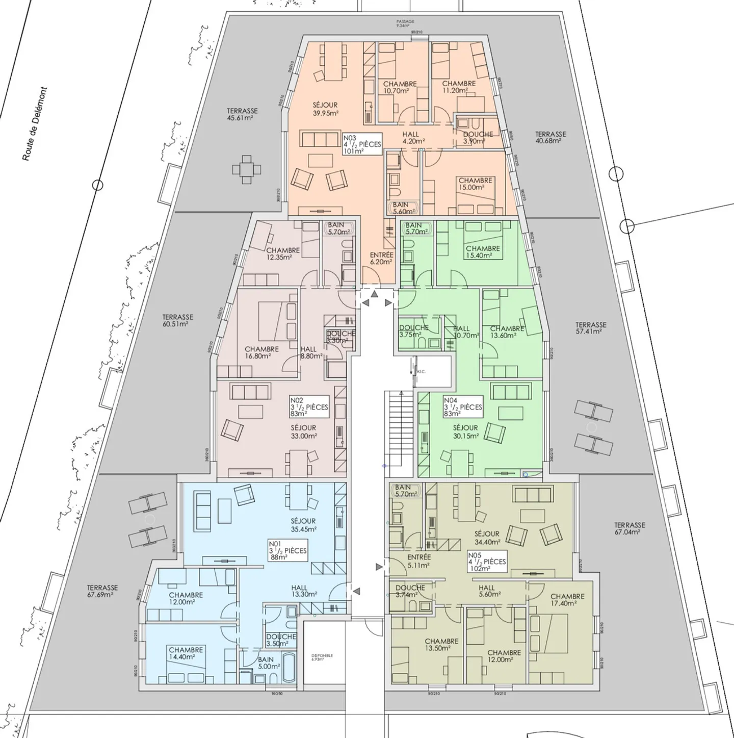 Rossemaison - Nuovo appartamento di 3.5 locali Minergie-P con terrazza - Foto 13 di 13