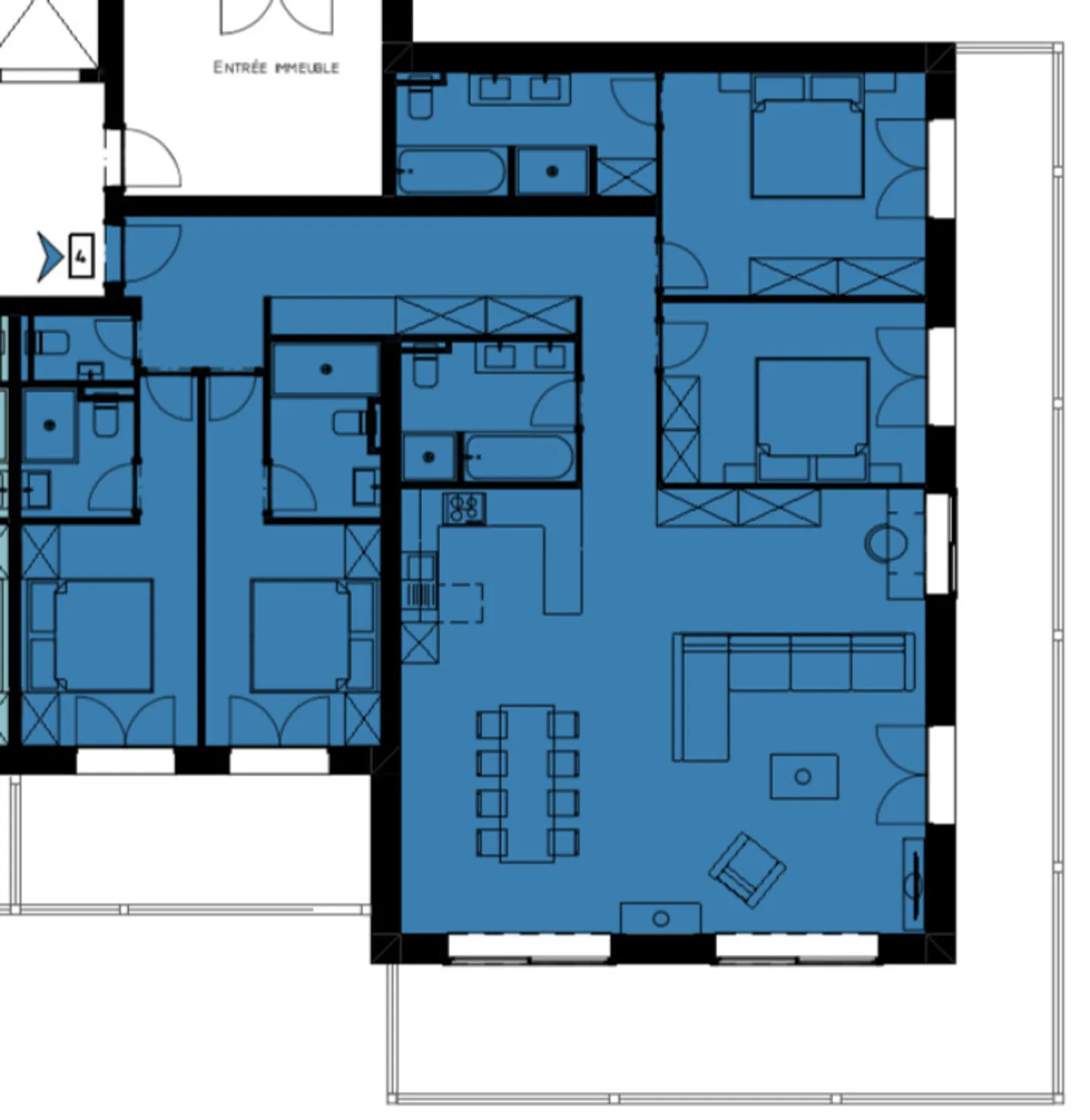 Appartement de Luxe avec Vue Époustouflante - Photo 11 sur 16