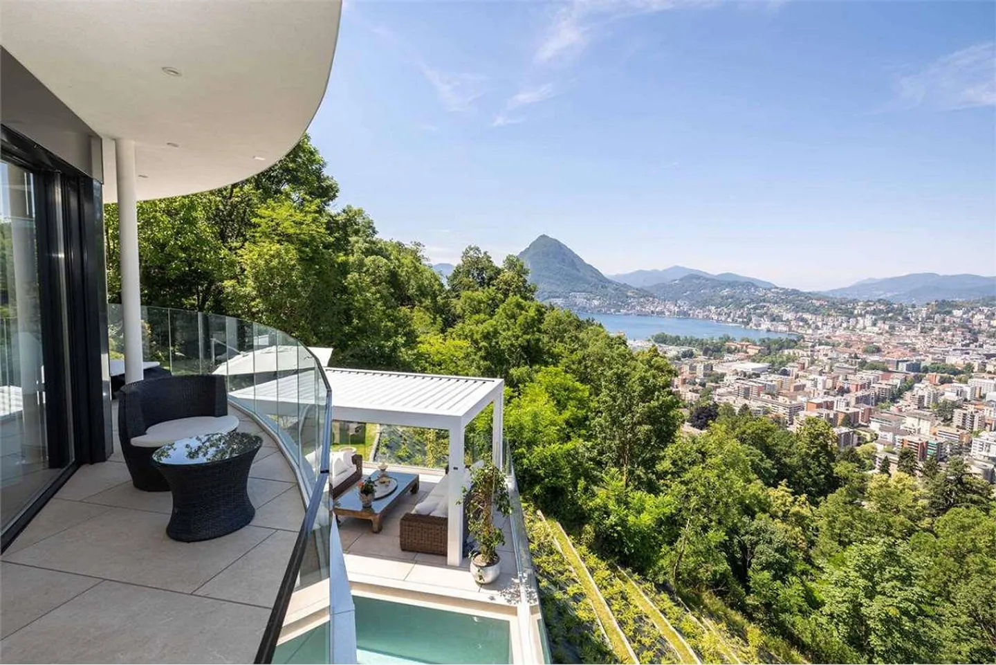 Luxus, Privatsphäre und Traumblick über Lugano - Foto 1 von 1