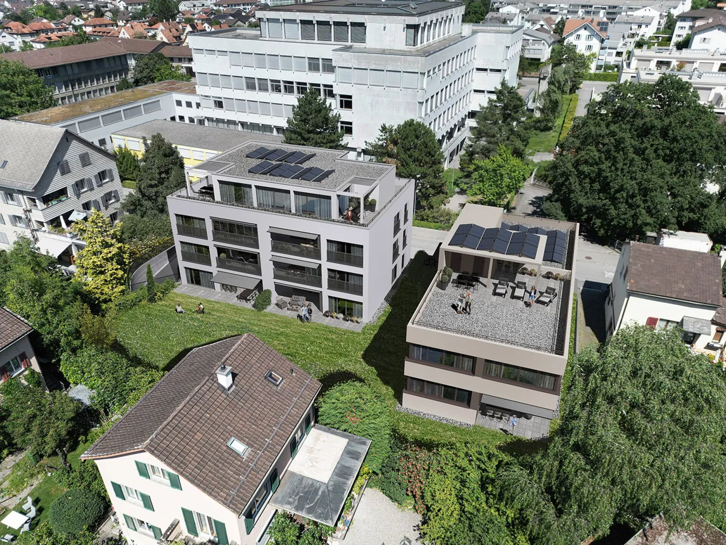 Nouvelle construction/première occupation : Appartement unique de 3,5 pièces avec jardin d'hiver - Photo 1 sur 3