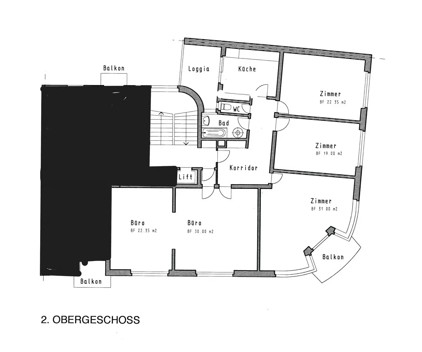 Appartement spacieux de 5 pièces dans un emplacement central à Zurich - Photo 13 sur 13