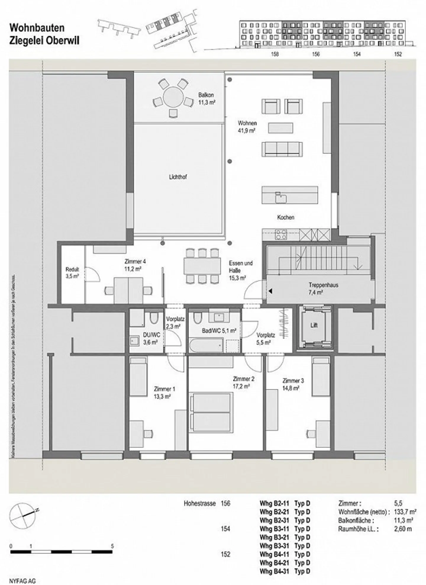 Appartamento luminoso e moderno di 5,5 stanze vicino alla riserva naturale - Foto 8 di 8