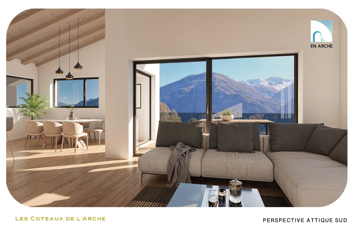 Superbe Appartement en Attique à Leytron - Photo 3 sur 4
