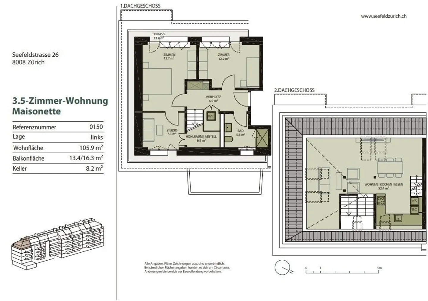 Prima occupazione - Esclusiva residenza in maisonette a Zurigo-Seefeld - Foto 10 di 10