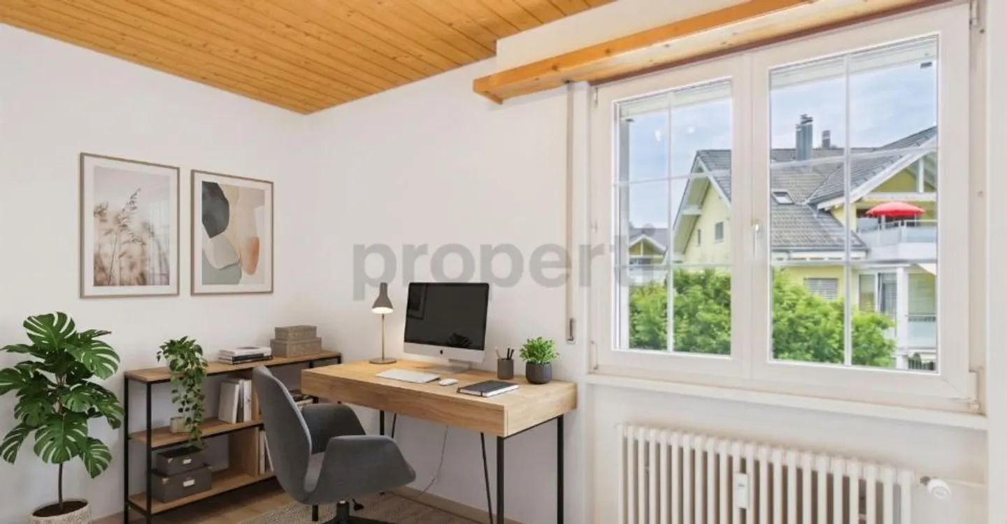 Bright 3-room apartment with dream bathroom, balcony & garage box - Photo 4 of 7