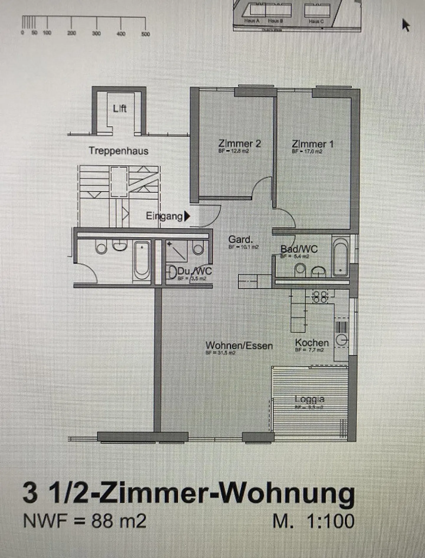 Modern 3.5 room apartment for rent in Igis! - Photo 9 of 9