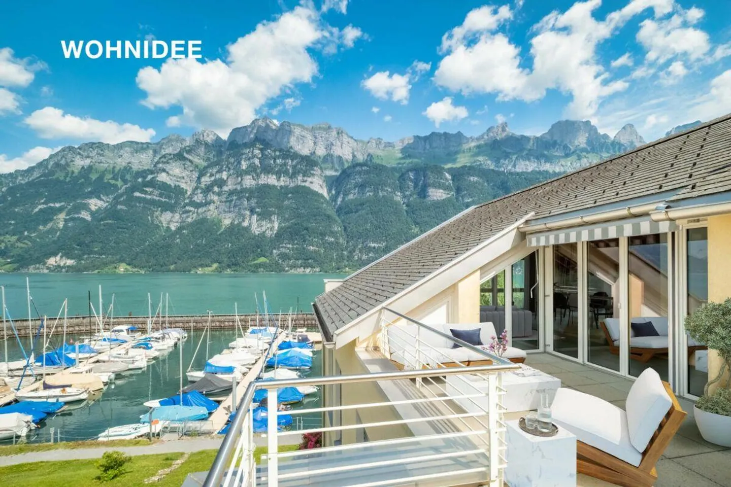 Attico esclusivo con vista panoramica sul lago Walensee e sui Churfirsten - Foto 2 di 21