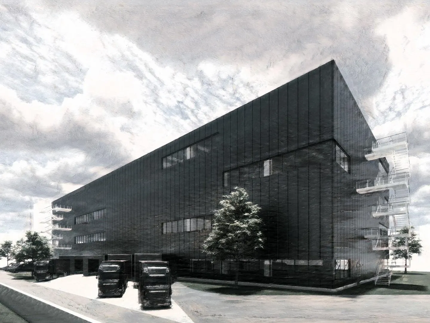 Erstvermietung Neubau per 2027 Gewerbe- und Logistikflächen - Foto 1 von 7