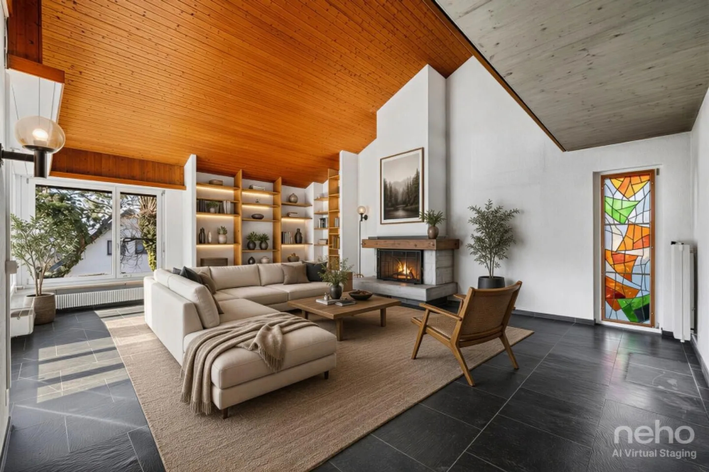 Maison architecturale avec vue imprenable - Photo 4 sur 12