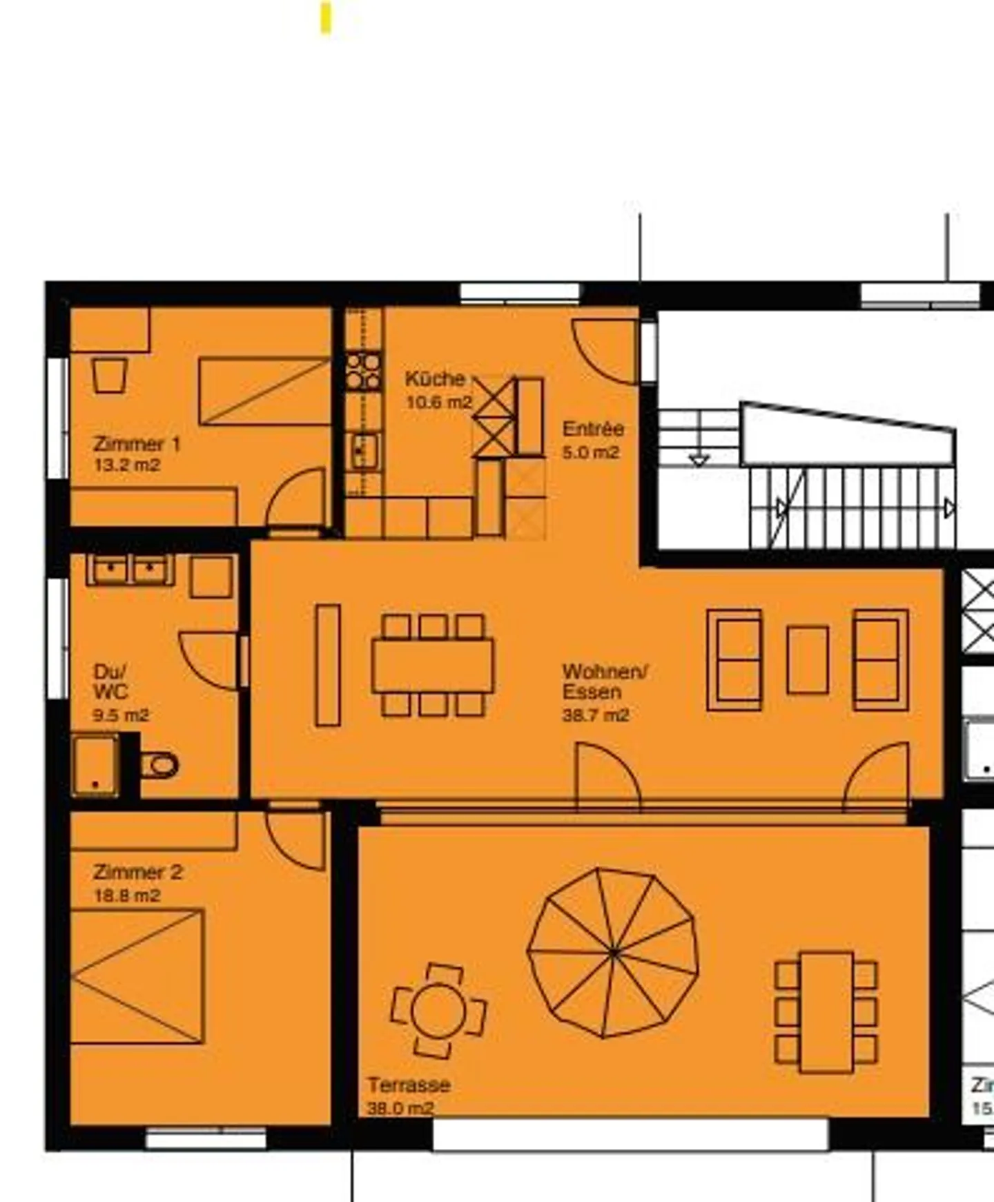 Moderne Attikawohnung mit grosser Terrasse - Foto 9 von 9