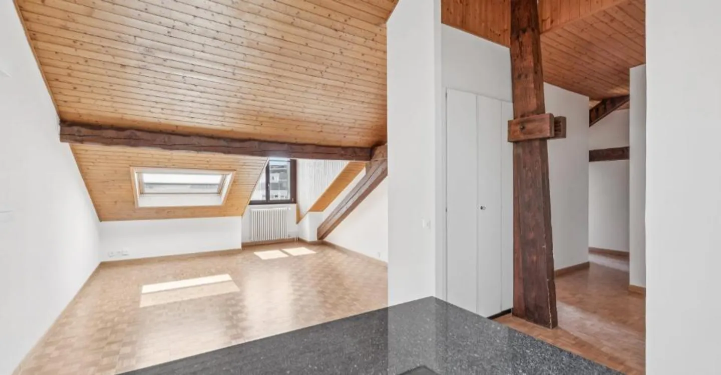 Renovierte Dachgeschosswohnung mit 3 Schlafzimmern Rue de Tronchin 26 - Foto 7 von 8